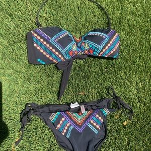 Nanette Leopore Bikini, embroidered